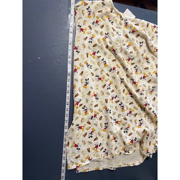 VTG  Disney Mickey Mouse Womens Sleep Shirt Top Sz Small bacon‎ Eggs - Picture 8 of 10
